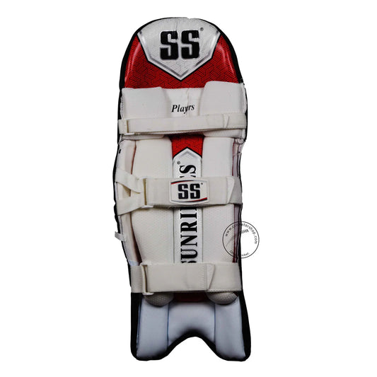 SS Players Black Coloured Cricket Batting Leg Guard Pads Mens Size